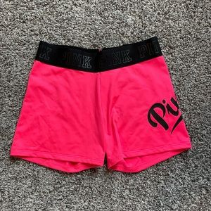 Pink Victoria Secret Workout Spandex Shorts